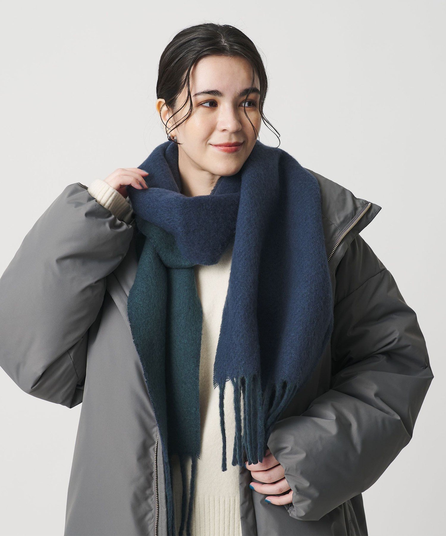 BEAUTY&YOUTH UNITED ARROWS｜リバーシブル ソフト マフラー | Rakuten