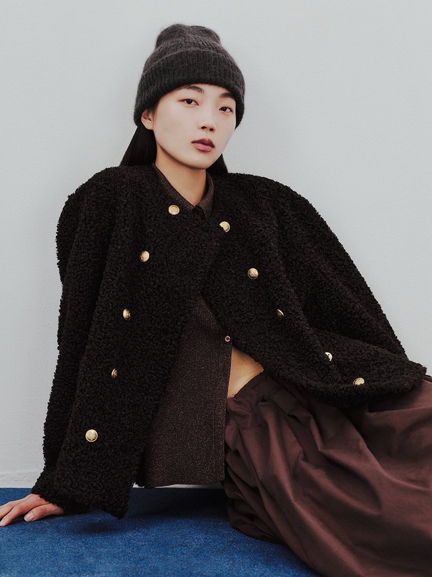 Mila Owen｜金釦カールファージャケット | Rakuten Fashion(楽天