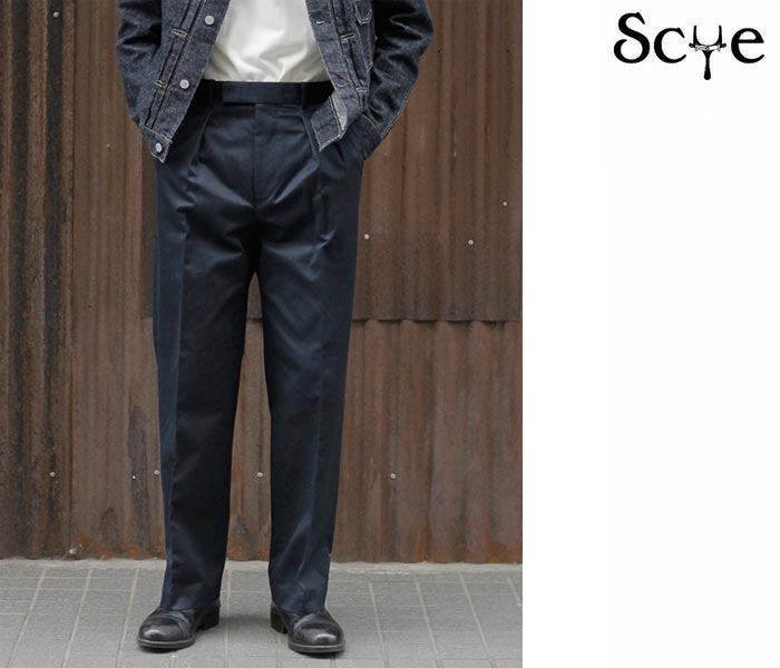 楽天市場】SCYE サイ サンホアキン コットン プリーツ トラウザー San
