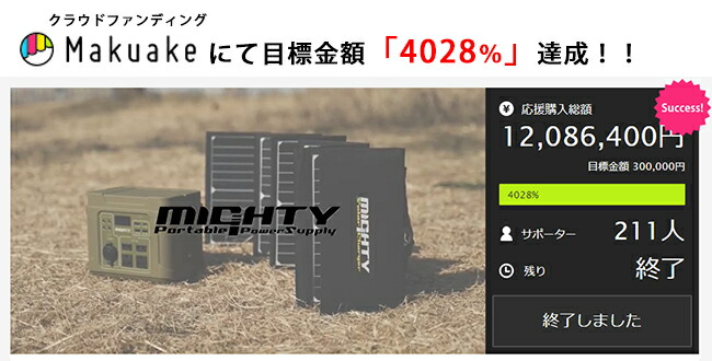 楽天市場】MIGHTY マイティ パナソニック製リチウムイオン電池搭載