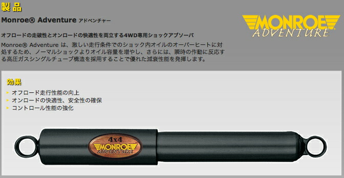 楽天市場】スズキ ジムニー JA11 1990年〜1995年【モンロー ショック