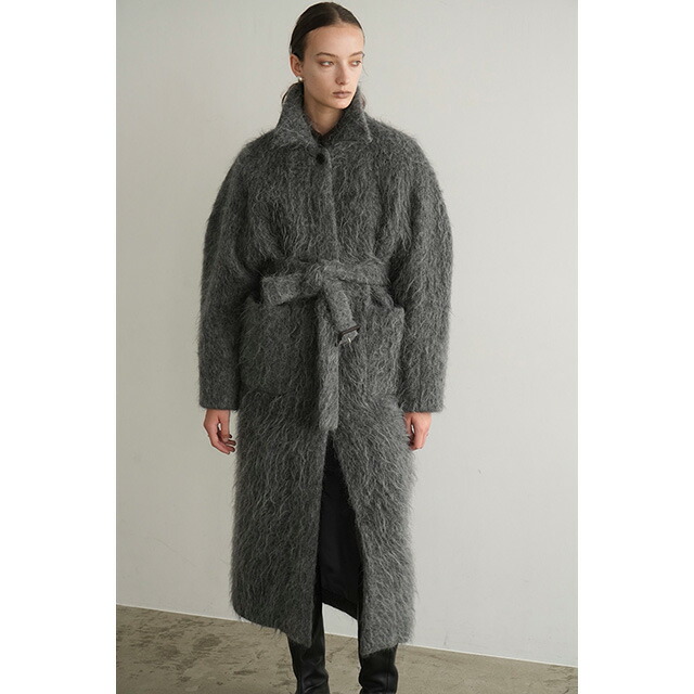 楽天市場】クラネ CLANE ロング シャギー レディ マキシ コート LONG