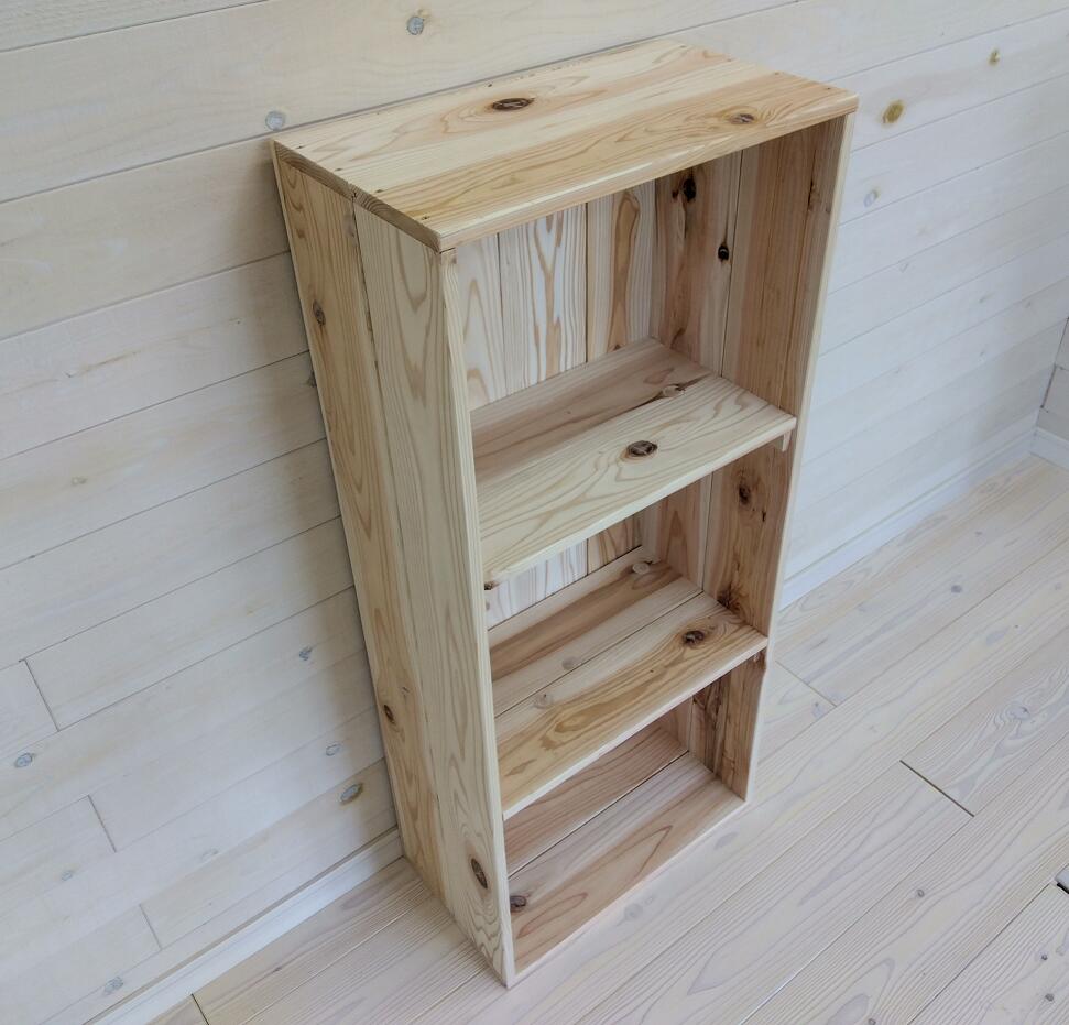 楽天市場】無垢杉板 収納 BOX 国産杉 3段（ A4 収納可 ）幅460×奥行250