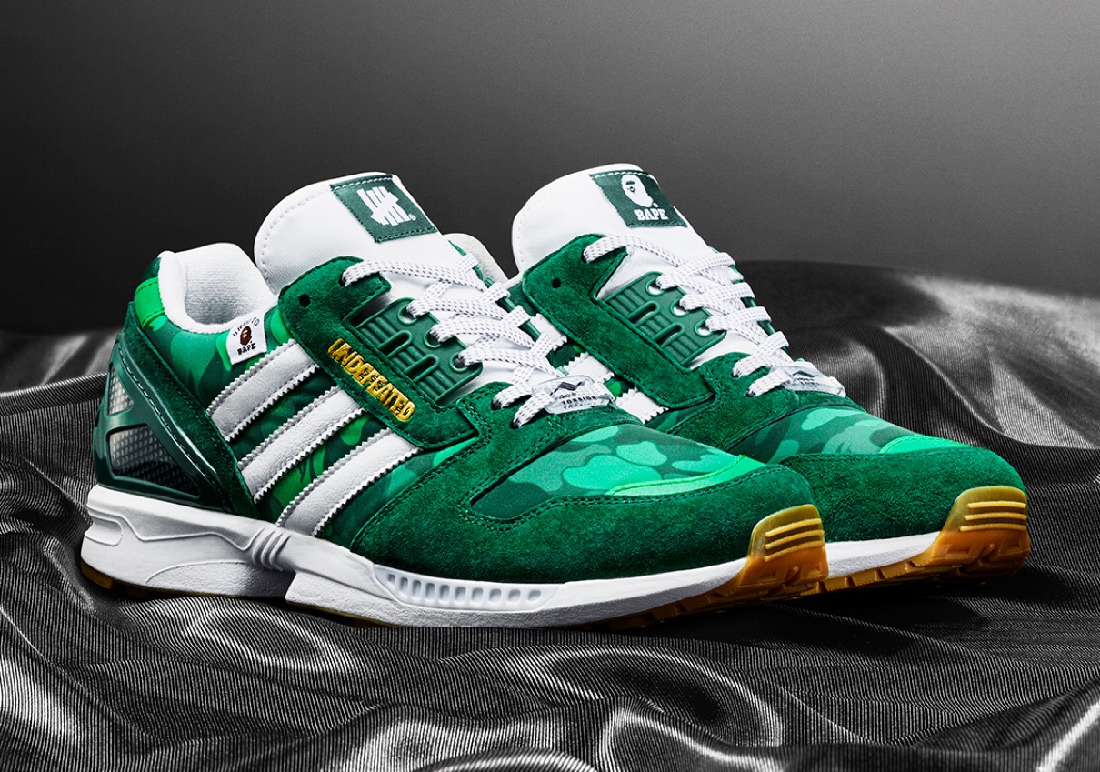 BAPE®︎ × UNDEFEATED × adidas】ZX 8000 & コラボコレクションが国内