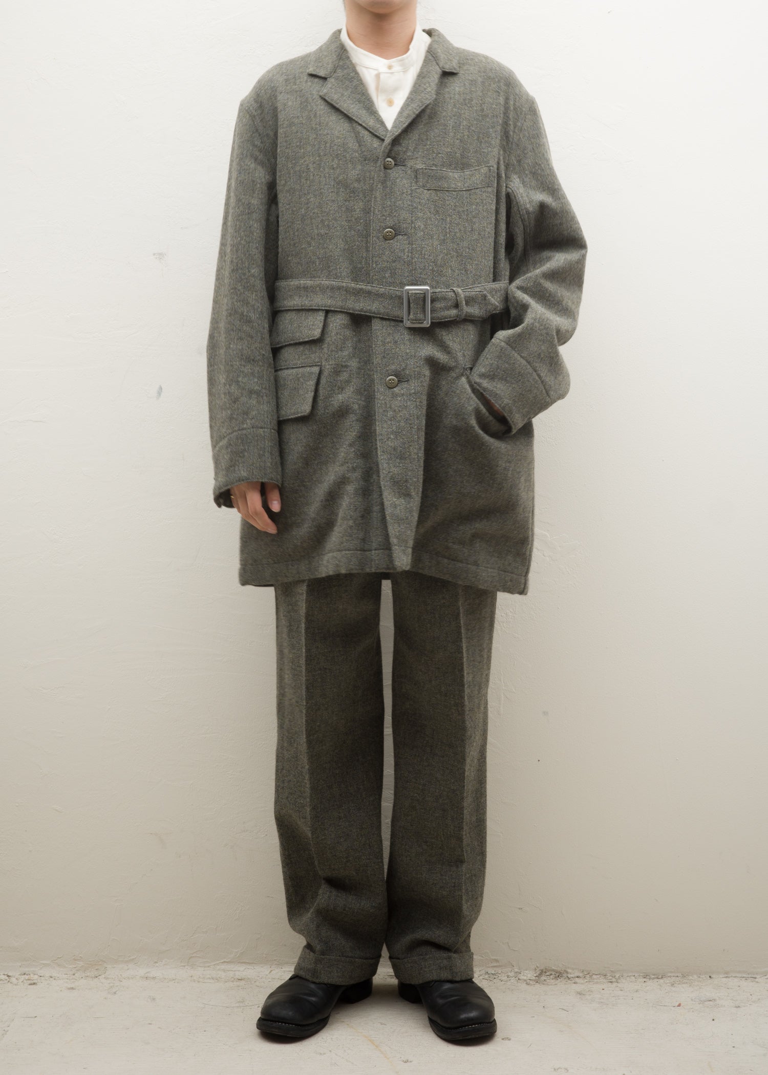 Taiga Takahashi LOT .401 ENGINEER COAT / MELANGE GRAY – VISION OF