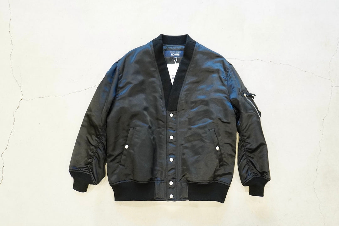 COMME DES GARCONS HOMME フライトジャケット COMME des GARCONS HOMME ツイルフックミリタリージャケットスタイル