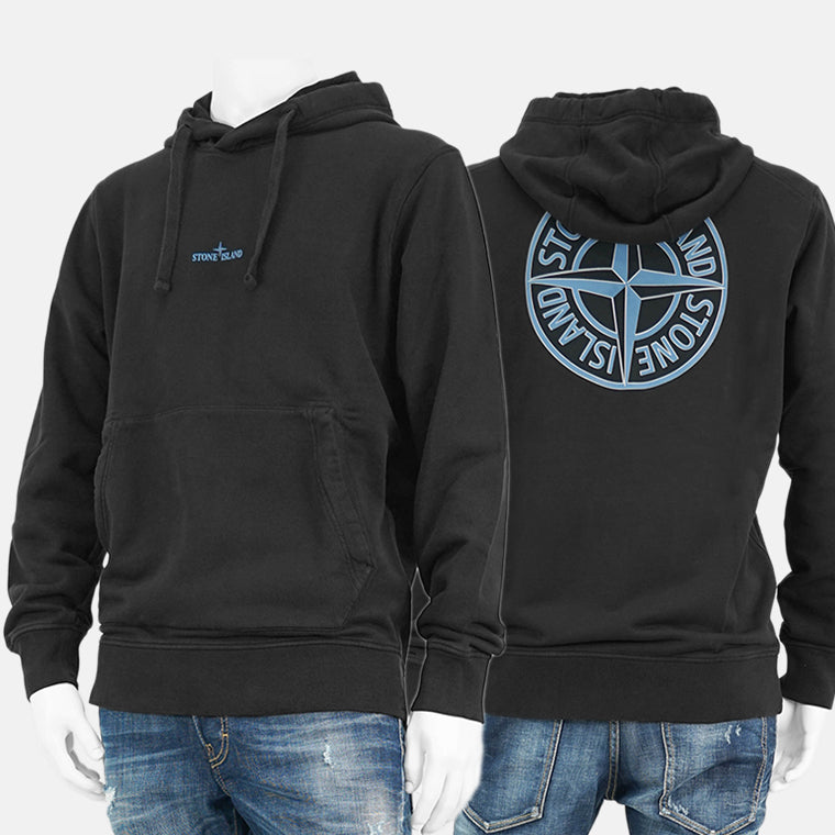 ストーンアイランド STONE ISLAND メンズ パーカー ブラック