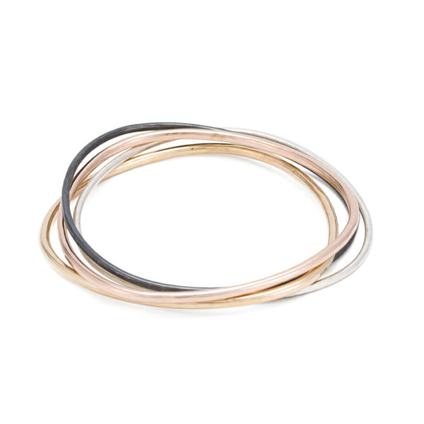 4-Loop Four-Color Interlocking Bracelet | Colleen Mauer Designs
