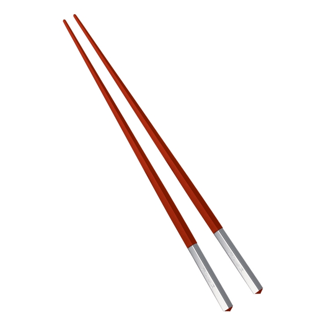 Christofle (クリストフル) Uni Chopsticks(ユニ 箸) ルージュ(赤