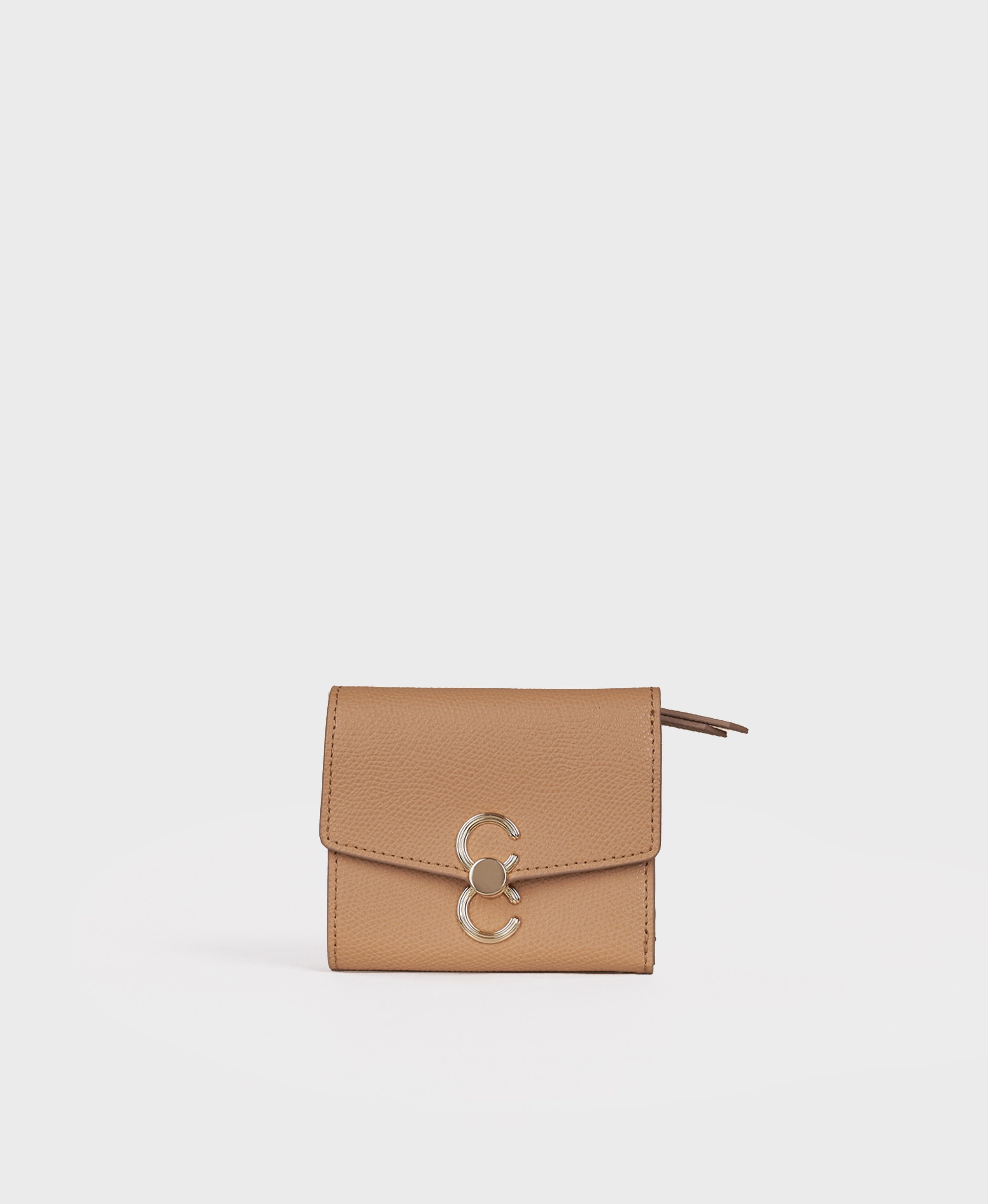 Cafuné カフネ - Double-C Wallet - Camel