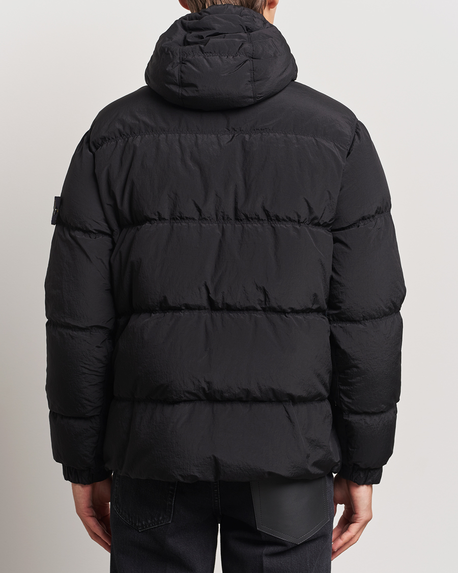 Stone Island Nylon Metal Down Jacket Black at CareOfCarl.com