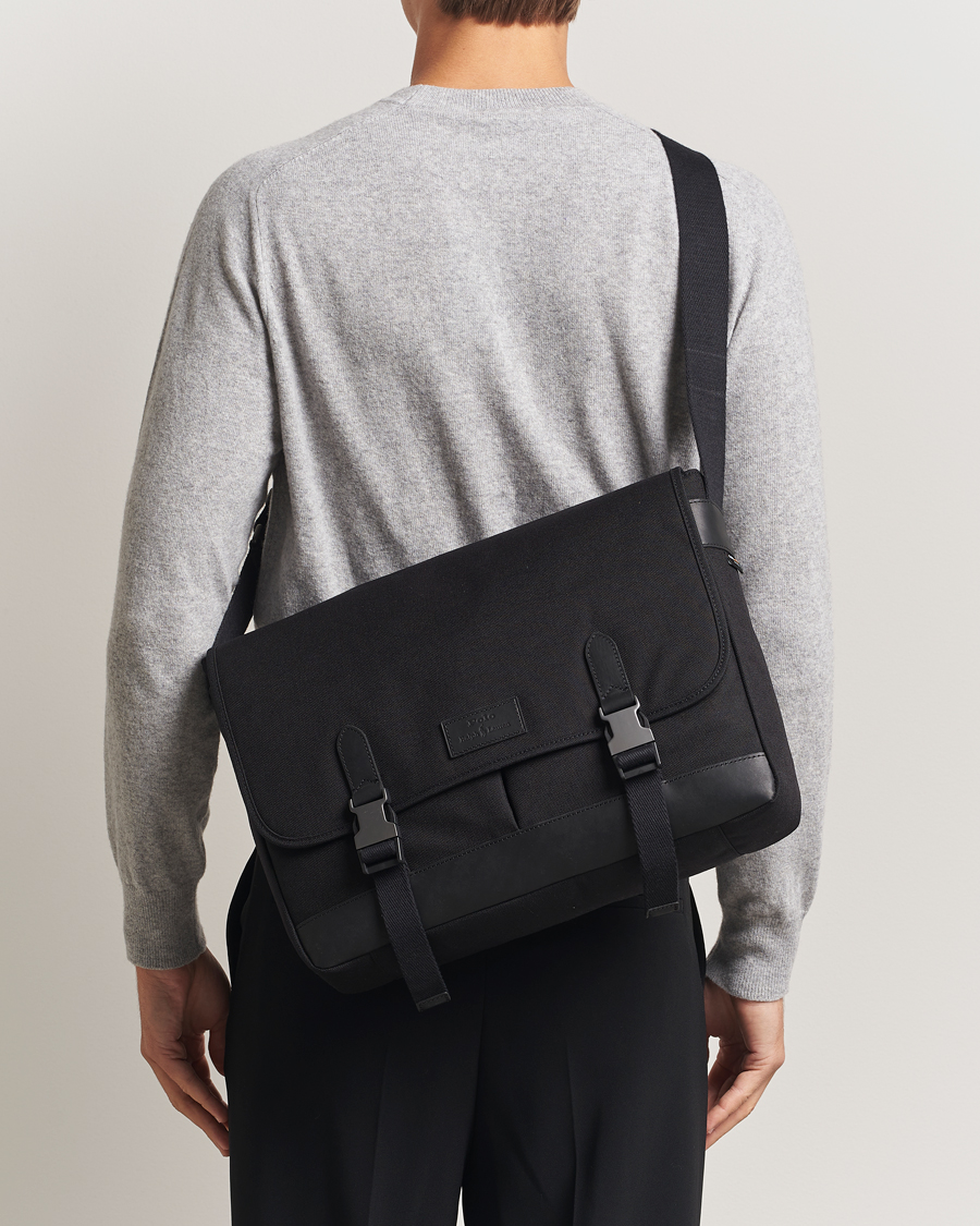 Polo Ralph Lauren Messenger Bag Black at CareOfCarl.com