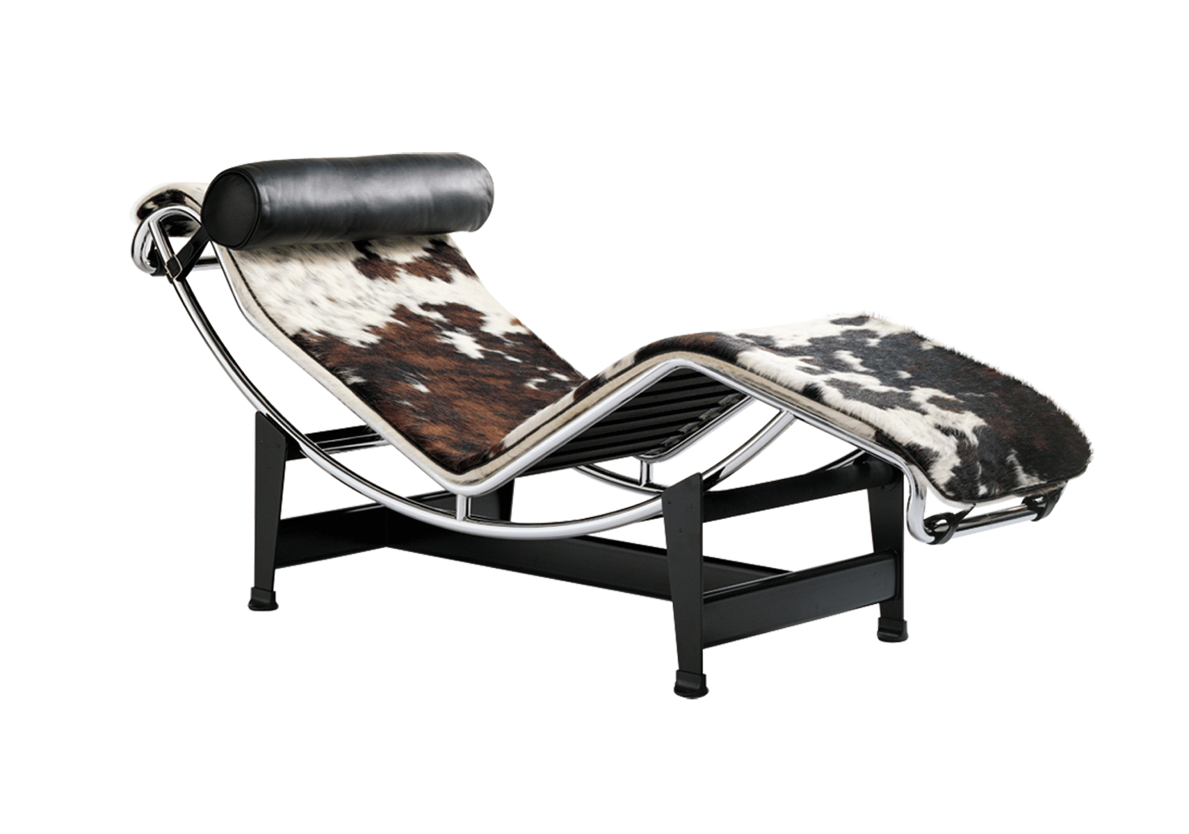 4 CHAISE LONGUE A REGLAGE CONTINU,DURABLE(フレーム＝クロムめっき