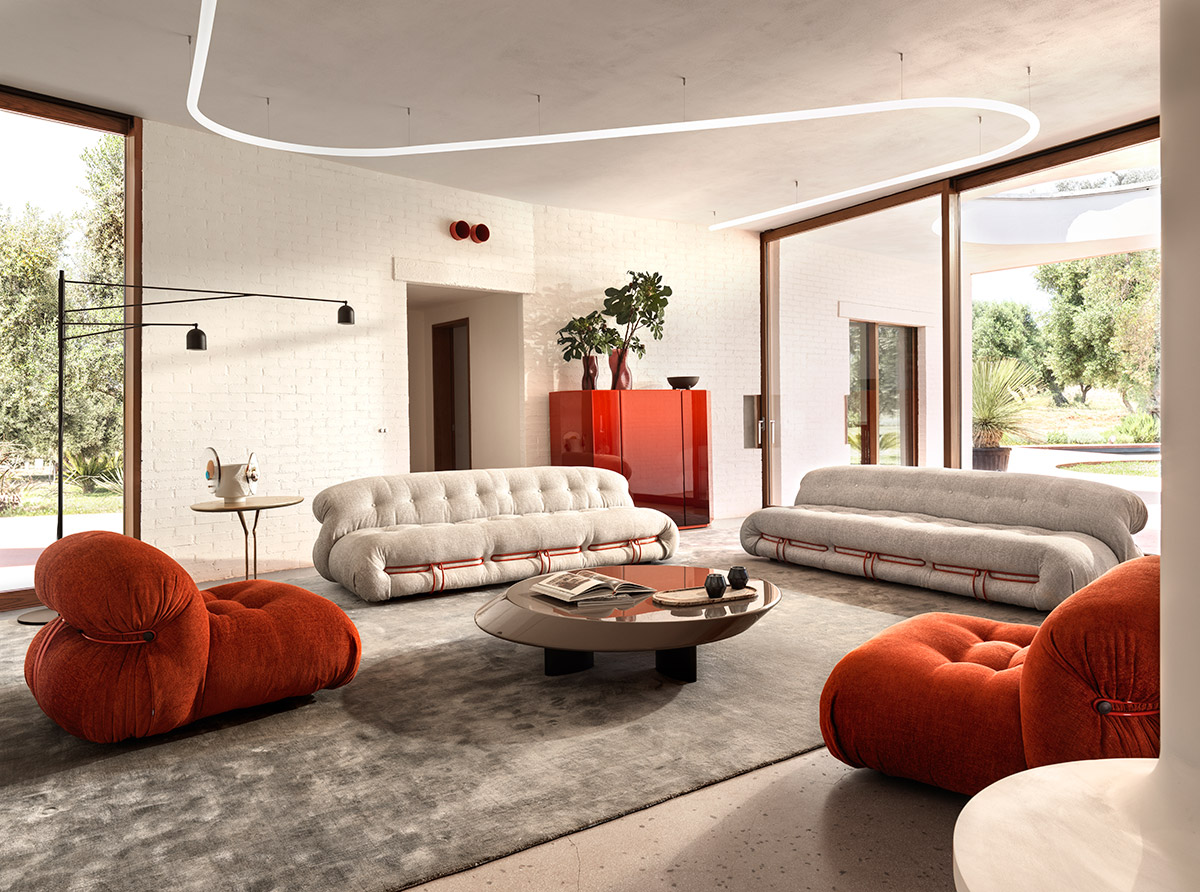 Cassina（カッシーナ）944 SORIANA ソリアナ 3人掛けソファ|カッシーナ