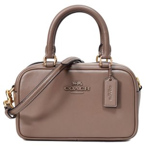 COACH】コーチ レザー ミニ ローワン パテント サッチェル クロス