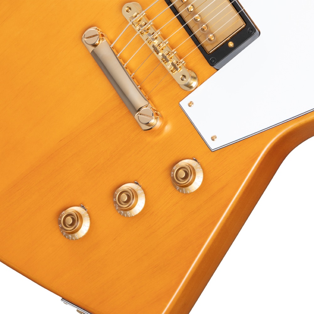 Epiphone エピフォン 1958 Korina Explorer White Pickguard Aged