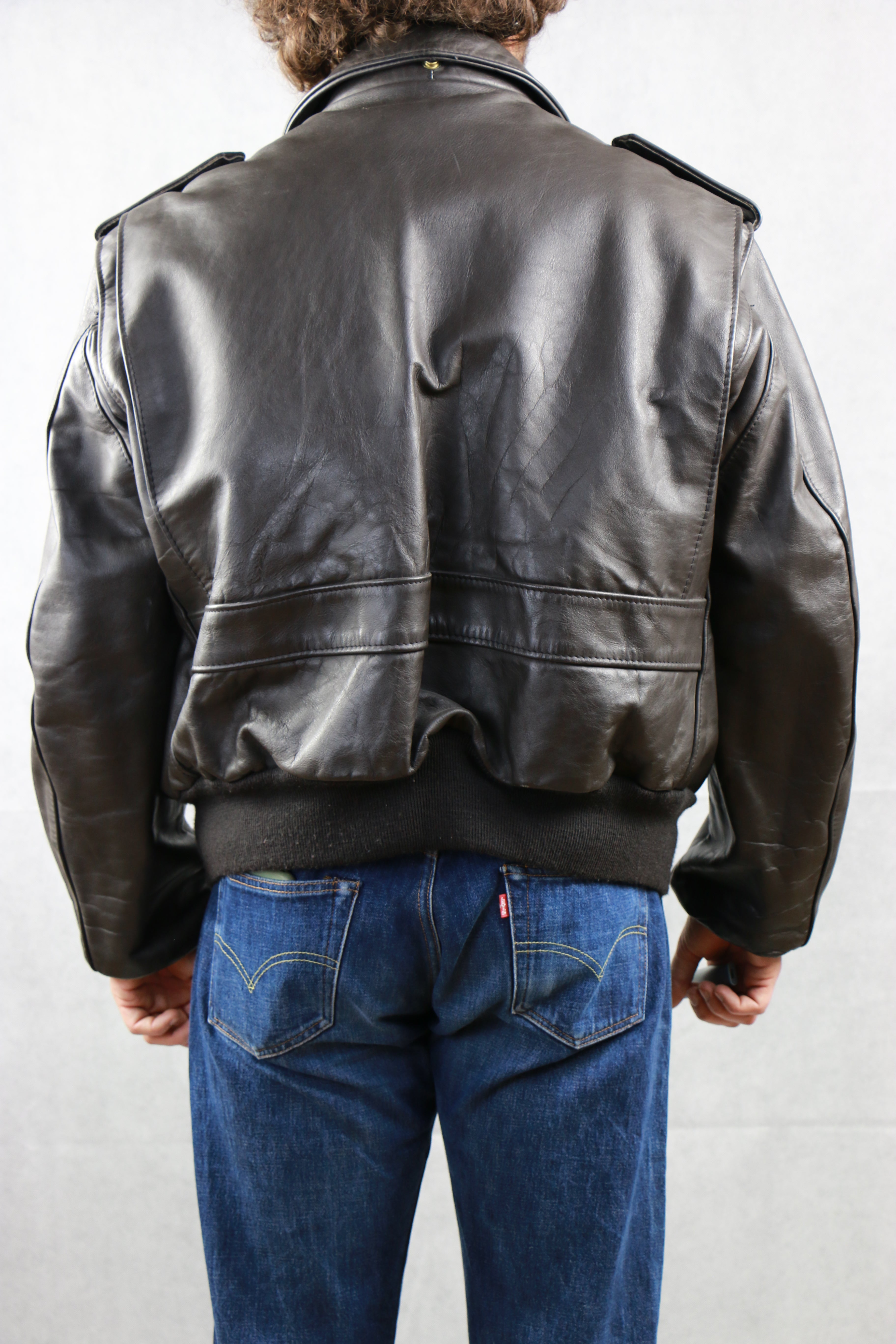 Type A-2 Schott 684 SM Leather Jacket ~ Vintage Store Clochard92.com