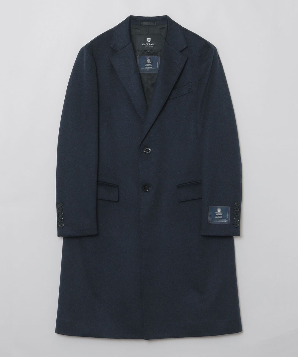 一部店舗限定】COLOMBOカシミヤチェスターコート（コート）｜BLACK