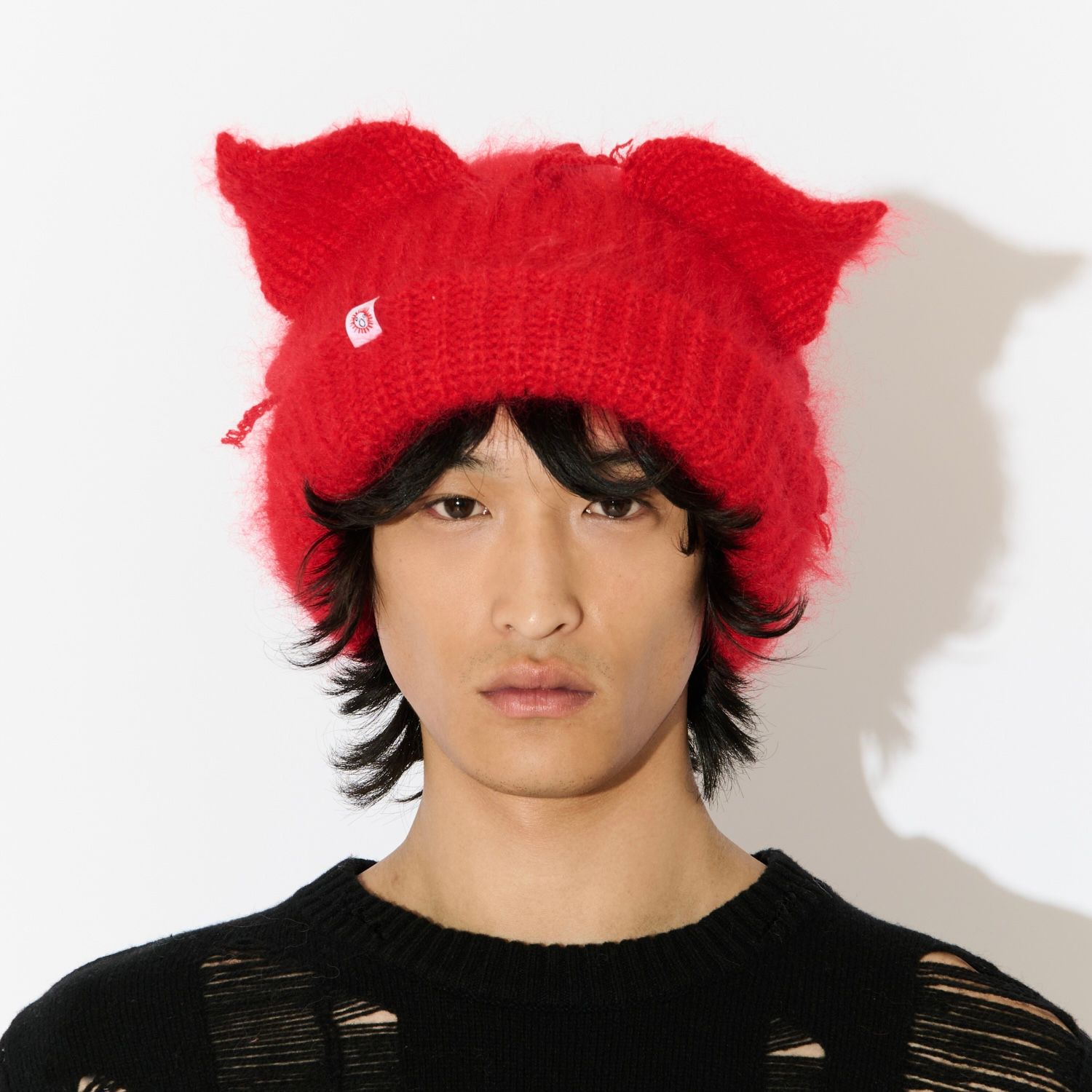 CHARLES JEFFREY LOVERBOY - 【残り一点】Mohair Chunky Ears Beanie