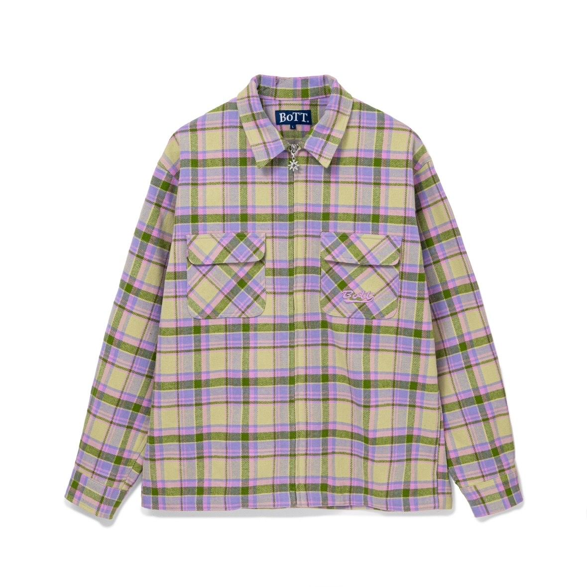 BoTT - 【残り一点】Zip-up Flannel Shirt | ACRMTSM ONLINE STORE