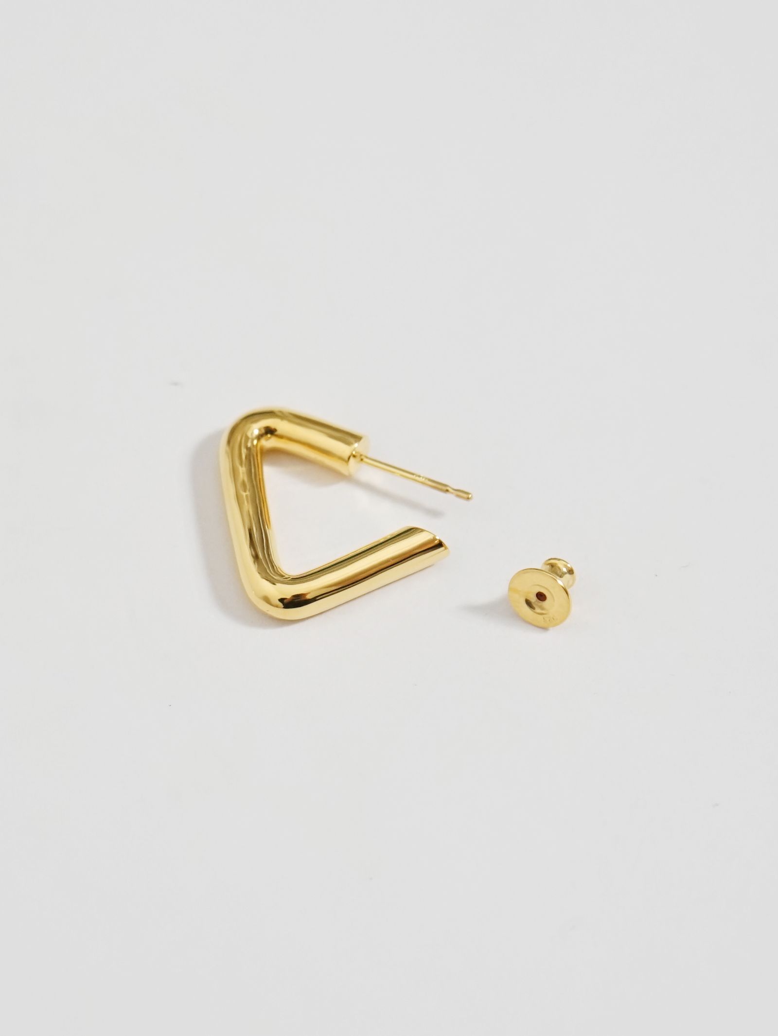 CAREERING - 【両耳用】 TRIANGLE 301 YELLOW - トライアングル ピアス