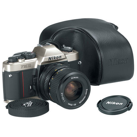 Nikon FM-10 35mm SLR Camera Body Kit, 35-70mm Lens, USA - Adorama