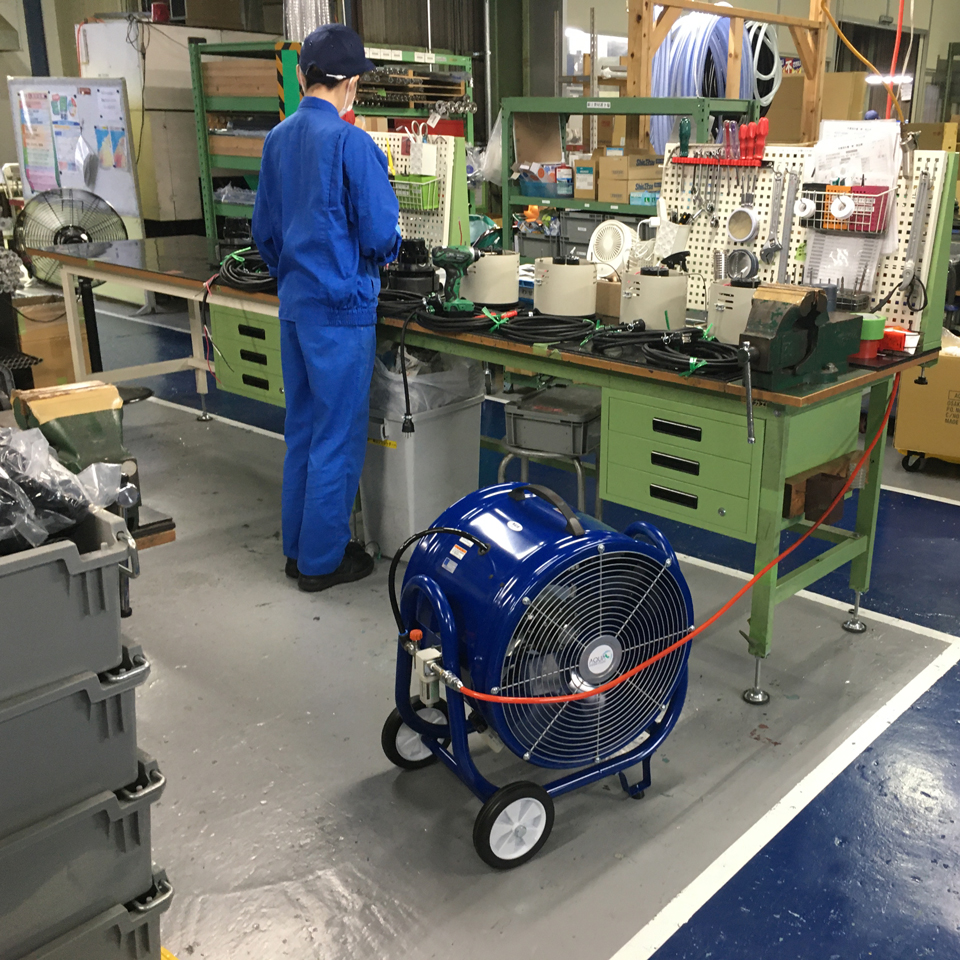 無給油エア式軸流型送風機・排送風機（AFR-18NL） | アクアシステム
