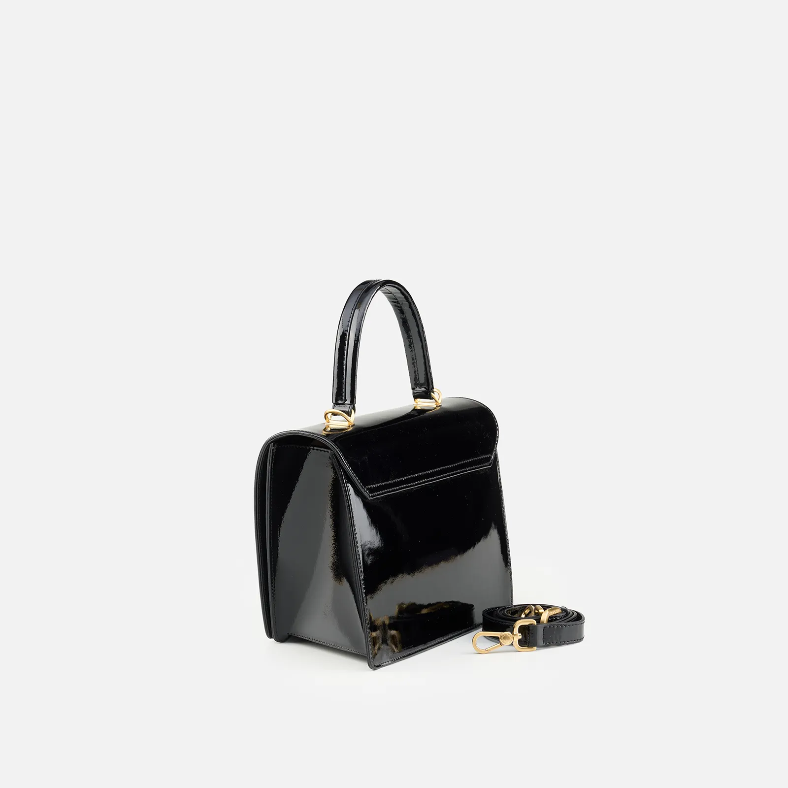 Trapeze Medium Satchel - Arcadia Handbags