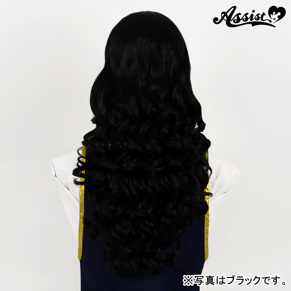 コスプレ用ウィッグ くるっとカール ブラック 1B ― コスプレウィッグ