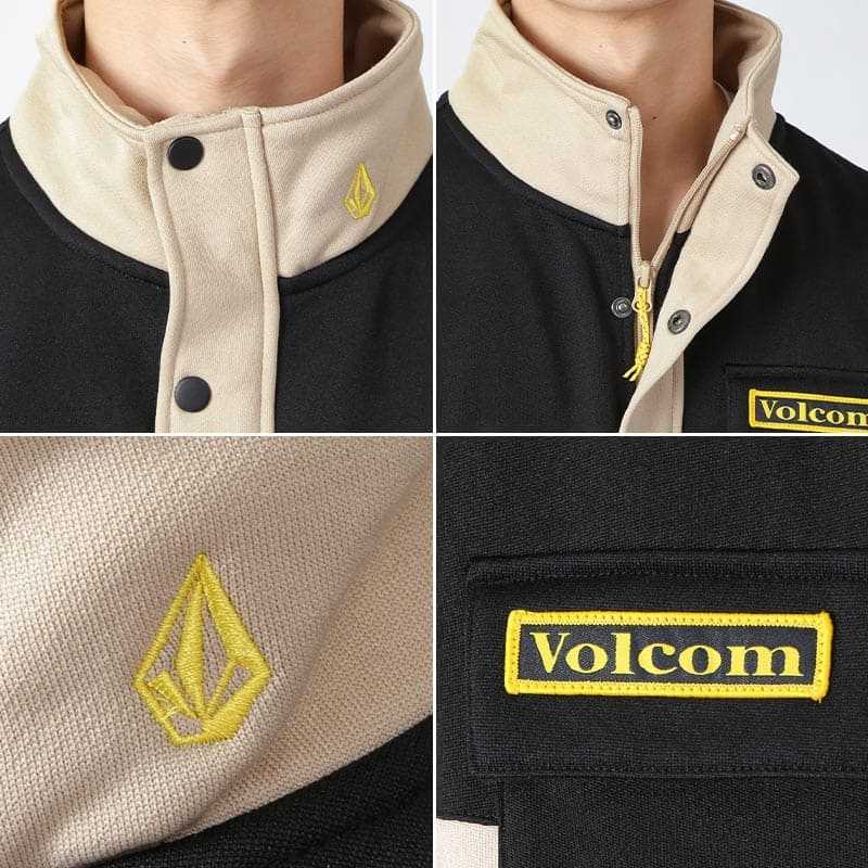 VOLCOM/ボルコム メンズ フリースプルオーバー G4152406 ジップ