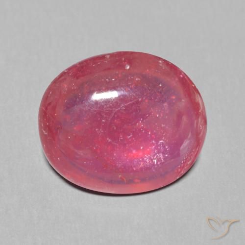 8.39ct Natural Deep Red Ruby, Oval Cut, 12.7x10.8 mm