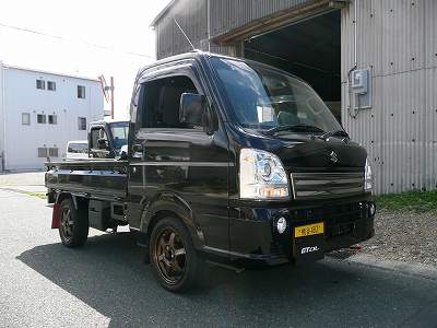 DA16Tにオイルクーラー＆タコ足＆カーボンリップ 一気に取付け