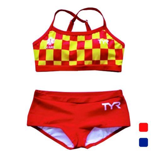 アウトレット】GUARD×TYR水着 チェッカー柄ワークアウトビキニ WGARD