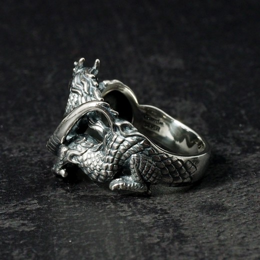 青龍｜神代 - Ring - Collection｜Guardia - シルバーアクセサリー
