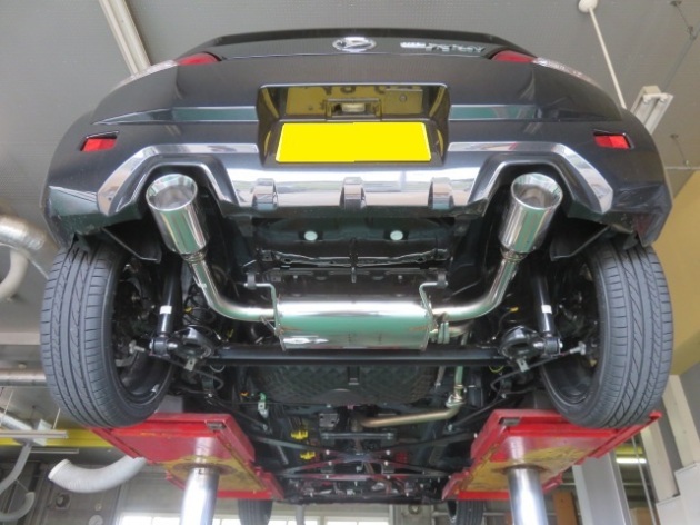 ダイハツ コペン LA400K HKS LEGAMAX Premium マフラー交換｜自動車