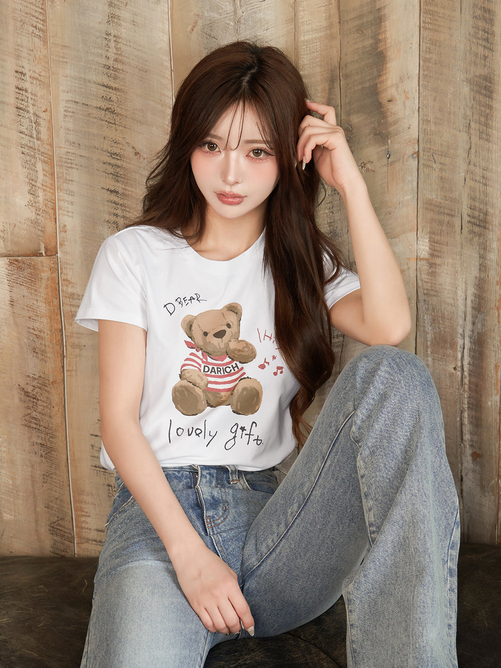 イラストDベアTシャツ – Darich (ダーリッチ)