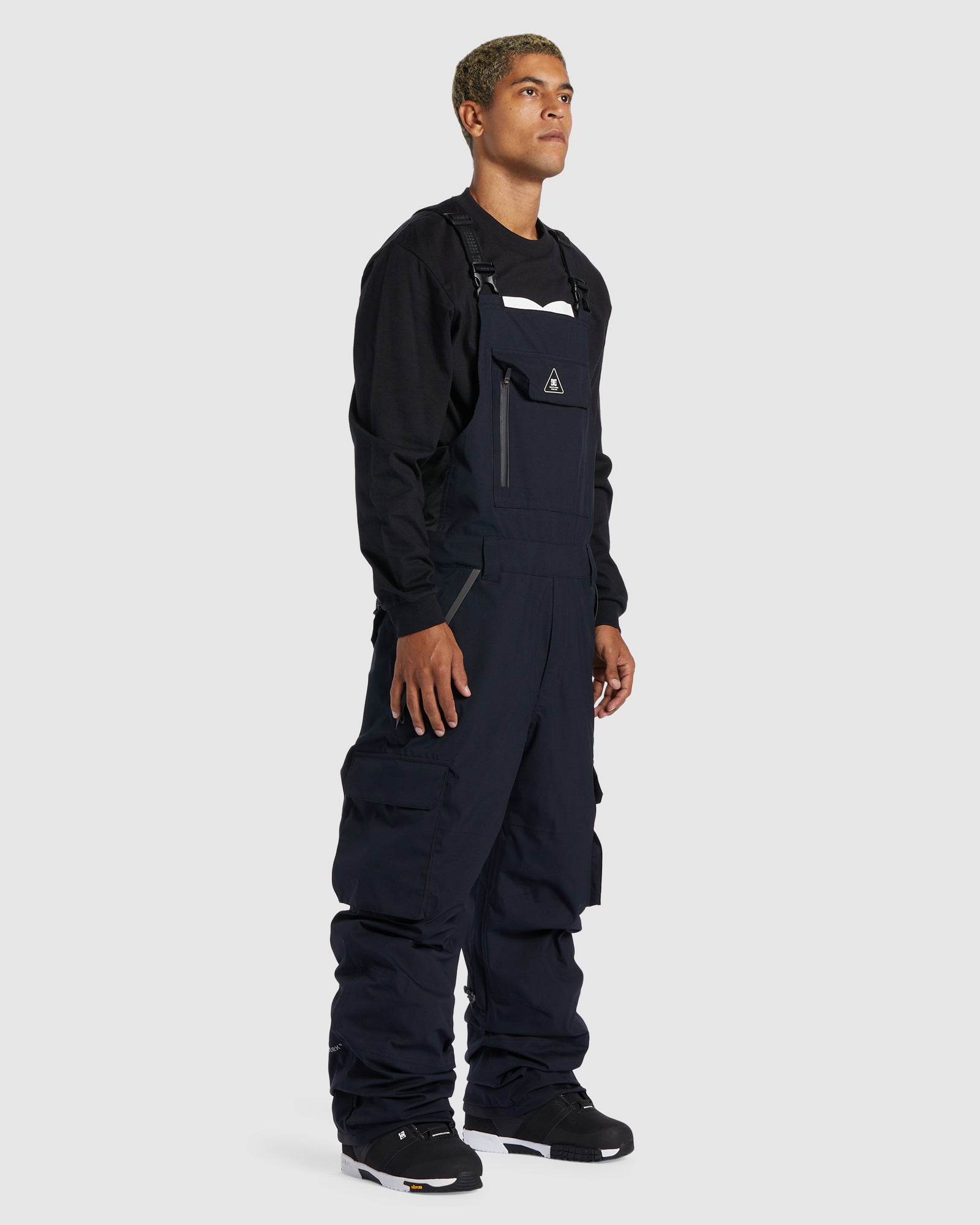 Mens Brigade 45K Snow Bib - BLACK / XS | DC Shoes