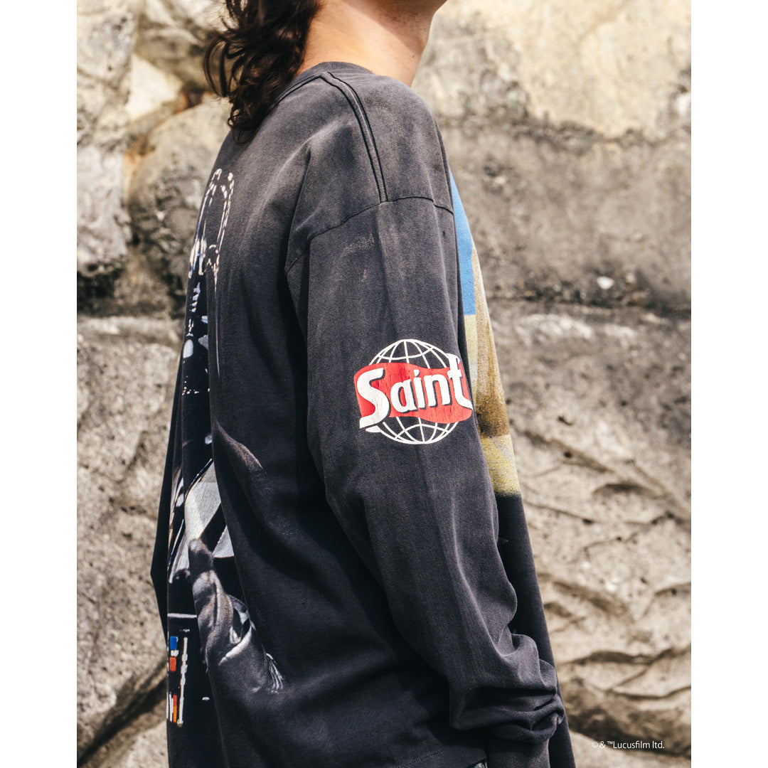 SAINT Mxxxxxx × STAR WARS L/S TEE DARTH VADER SM-HR8-0000-C64 (SM