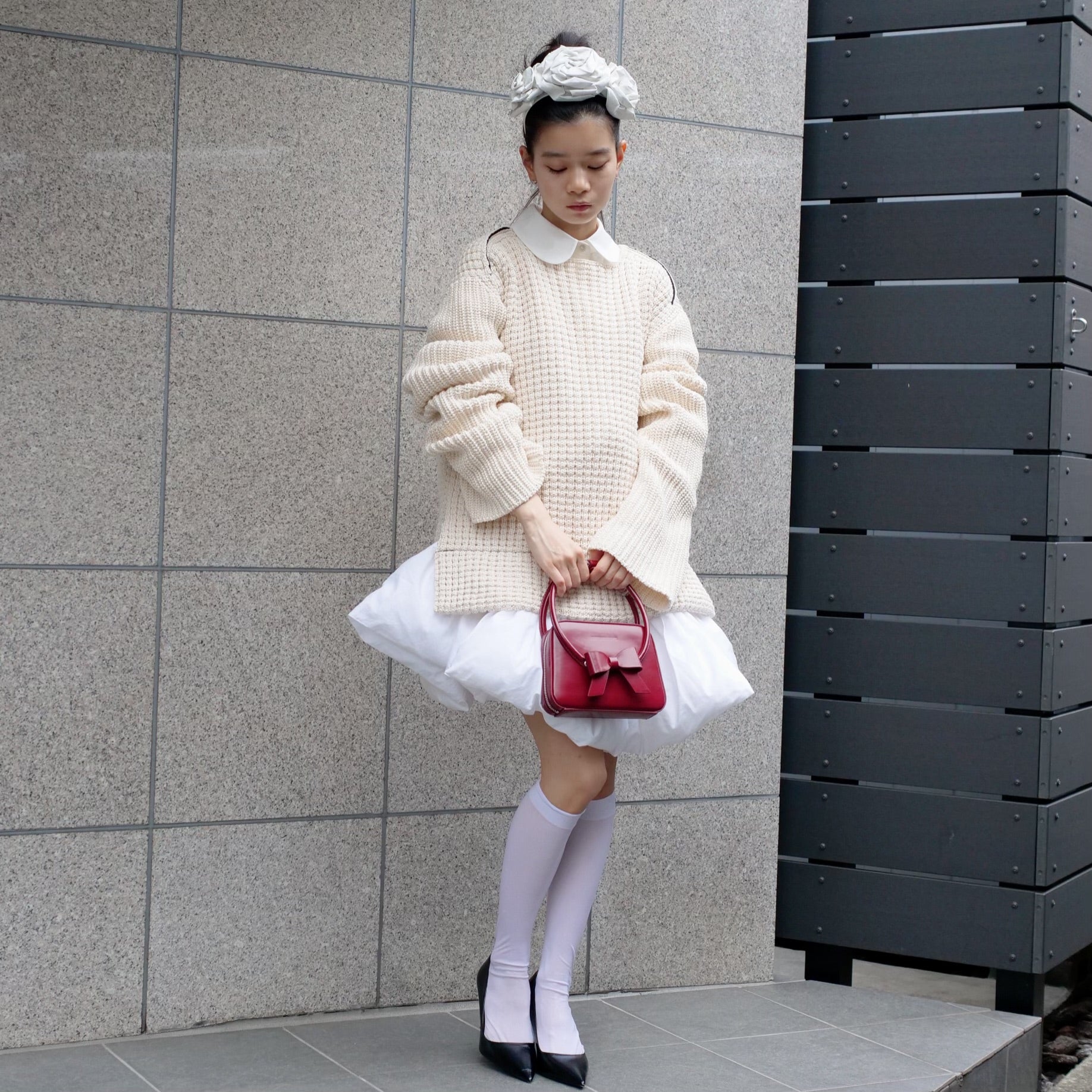 OLD&VINTAGE]CELINE ポップコーンチャンキーニット – dim at noon