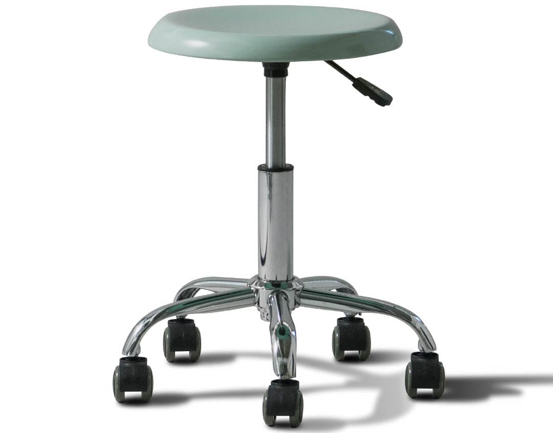 DULTON ONLINE SHOP | STEEL STOOL WITH CASTORS LIGHT GREEN(LIGHT