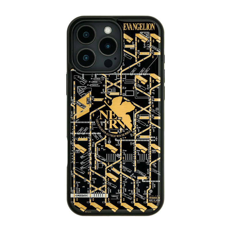 FLASH EVA13 基板アートiPhone 16Pro Maxケース/黒（電子技販