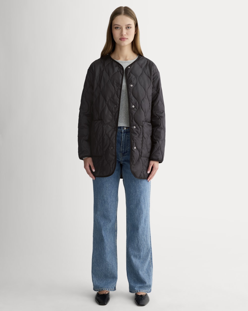 The Quilted Liner | Black – Everlane