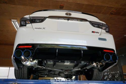マークX GRMN × iVSCマフラー | EXART – High Performance Exhaust System