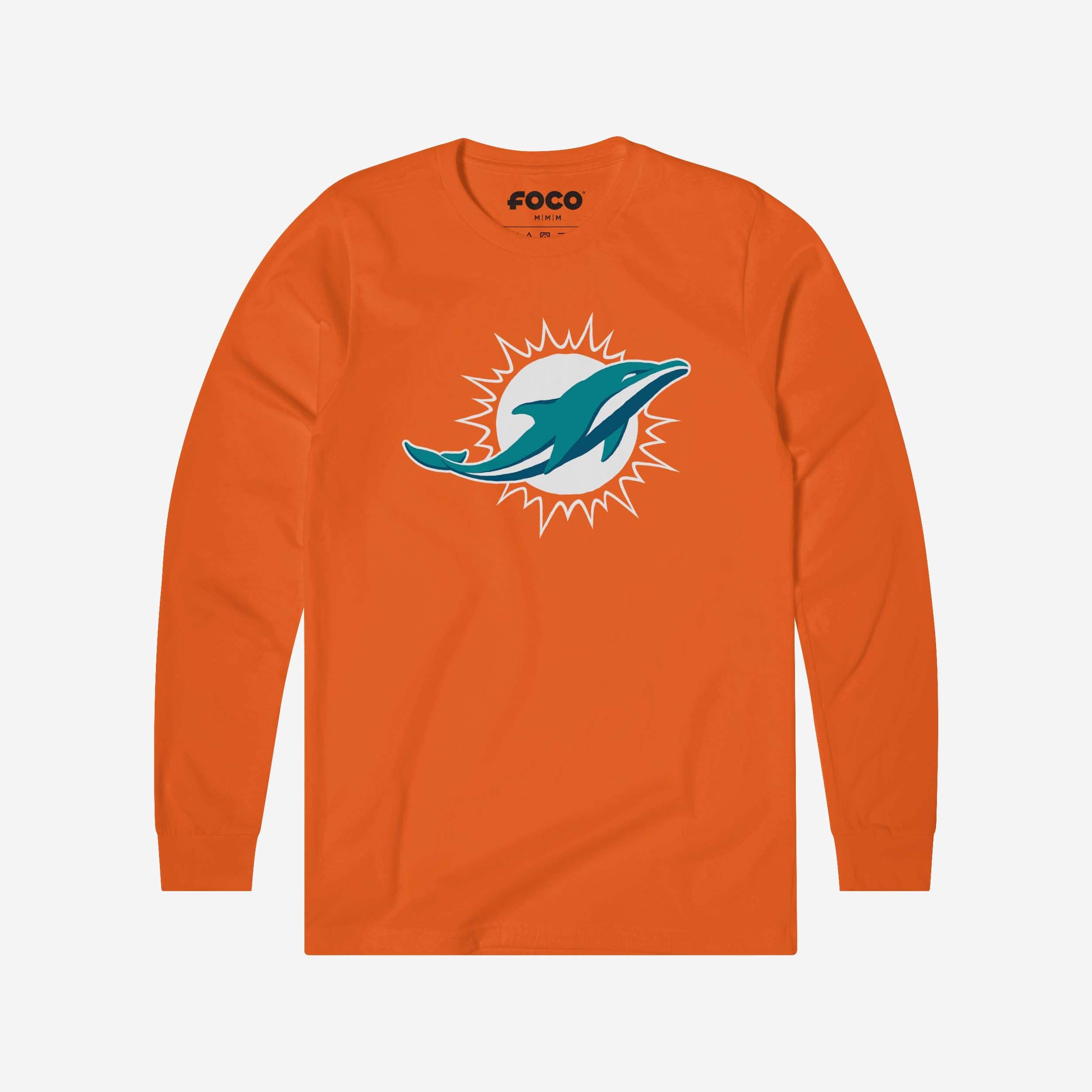 Miami Dolphins Primary Logo Long Sleeve T-Shirt FOCO