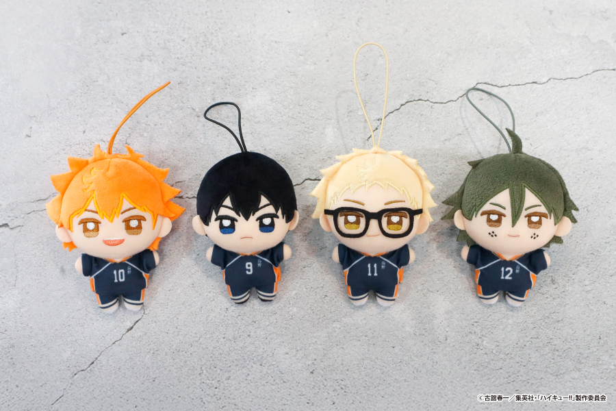 大人気アニメ「ハイキュー‼」の、ぬいぷりけminiがプライズで登場