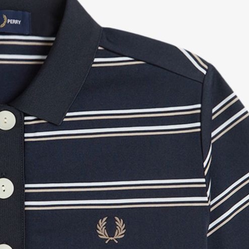 Striped Polo Shirt(10 608：NAVY): | FRED PERRY JAPAN | フレッド