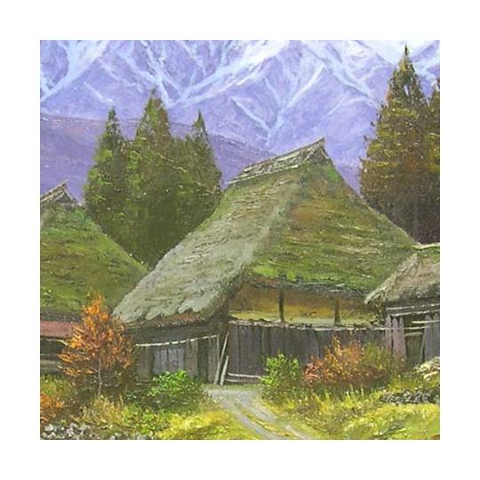 絵画 油絵 山村清流 F50号 （関健造） 送料無料 【海・山】【肉筆