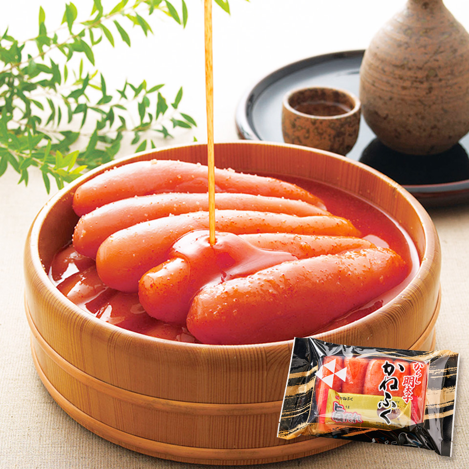 無着色］辛子明太子270g(旨だれ付き) | かねふく公式通販サイト
