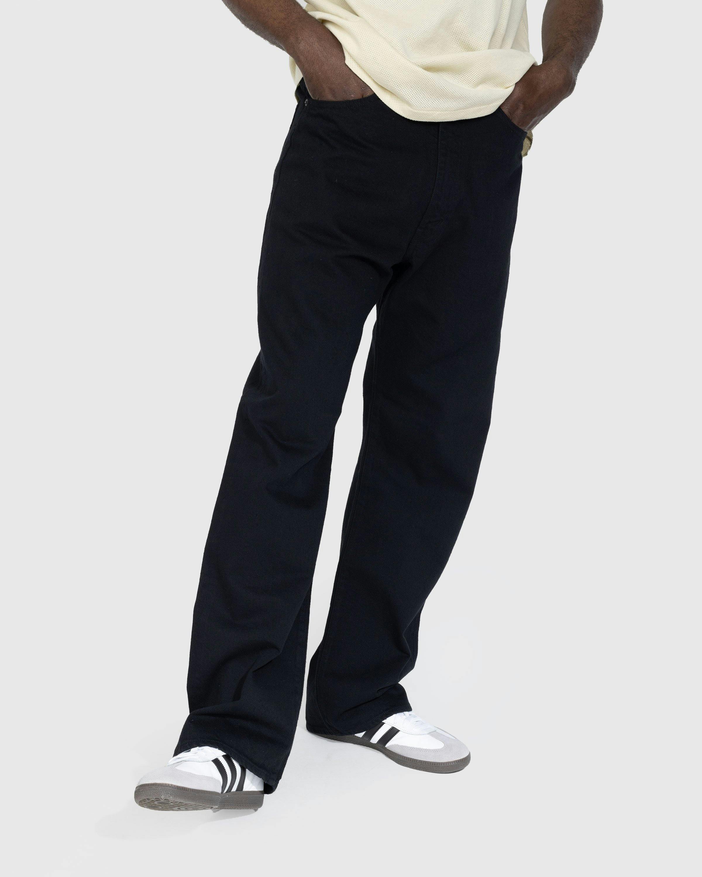 Auralee – Selvedge Light Denim Pants Black