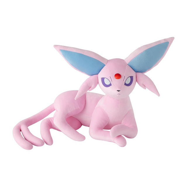 意外と大きい！『ポケモン』エーフィ、ブラッキーの等身大ぬいぐるみが